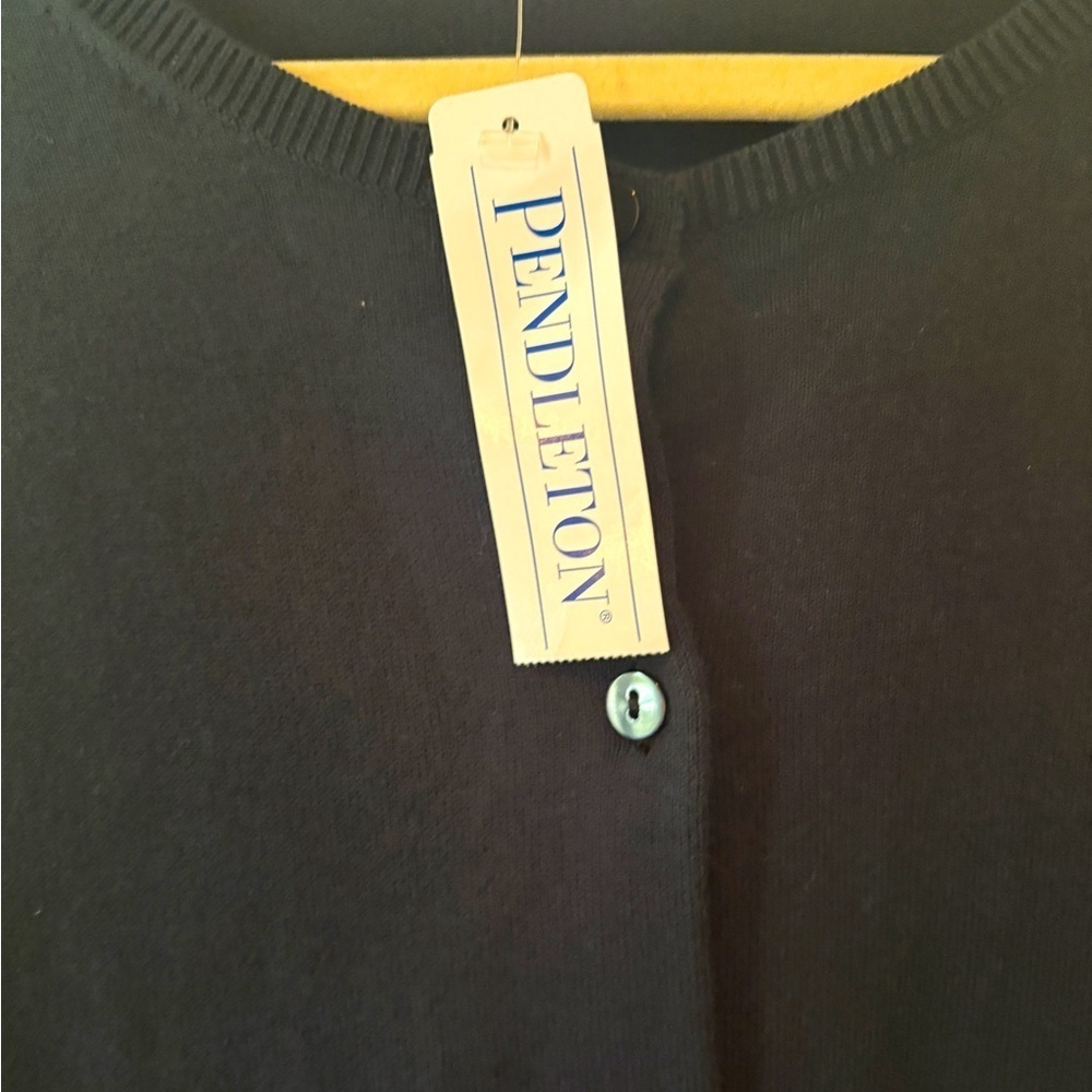 NWT Pendleton Navy Blue Button Down Preppy Academ… - image 4